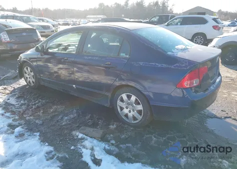 2007 Honda Civic Lx из США, поврежденный, VIN 2HGFA15567H500754
